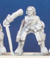BSC8 Dragoon Trooper Barehead, Attacking With Sword, Pivoting Arm (1 Figure)