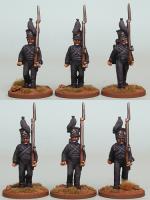 BWNRPK1 Brunswick Oels Jagers/Leib Battalion, Marching (6 Figures)