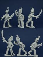 BWNRPK16 Brunswick Avantgarde Jager Command, Skirmishing (6 Figures)
