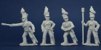 BWNRPK22 Brunswick Horse Artillery Crew (4 Figures)