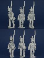 BWNRPK9 Brunswick Light Infantry, Marching (6 Figures)