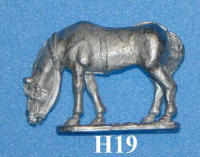 H19 Standing horse, neck down as if feeding