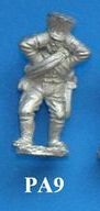 PA9 Gunner recoiling from gun and covering ears
