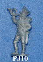 PJ10 Jaeger bugler (casting runner on bugle needs to be clipped).