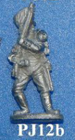 PJ12b Volunteer holding fire. Breeches, boots, belly pouch