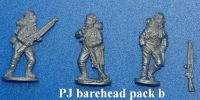 PJ22 Versions of PJ4b (barehead), PJ5b (bandaged head) and PJ7b (bald)