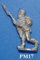 PM17 Right leg forward, left leg lifted back