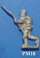 PM18 Left leg forward, right leg lifted back