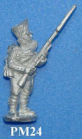 PM24 Standing ready, head turned to the left