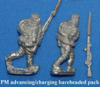 PM35 advancing/charging bareheaded pack Versions of PM12 (bandaged head) and PM17 (bareheaded)