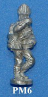 PM6 Marching standard bearer