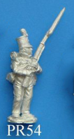 PR54 Standing ready. both legs straight, facing left. Uniform (c)