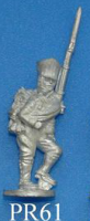 PR61 March attack, leg raised as if stepping over something, shako