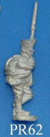 PR62 March attack, holds musket with both hands, shako