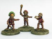CHBG002 Chimu and Moche Generals and Conch Player (3 Figures)