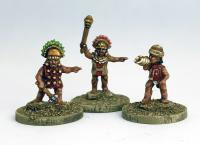 CHBG002 Chimu and Moche Generals and Conch Player (3 Figures)