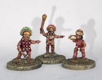 CHBG002 Chimu and Moche Generals and Conch Player (3 Figures)