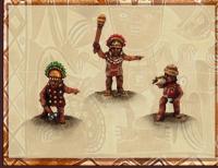 CHBG002 Chimu and Moche Generals and Conch Player (3 Figures)