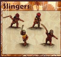CHBG007 Chimu and Moche Slingers (8 Figures)