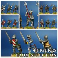 CHV02a Hearthguard (Foot) (4 Figures) - SAGA Age of Chivalry