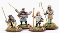 CIV02 Shepherds & Stockmen (4 figures)