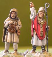 CIV04 Bishop and Attendant (2 Figures)