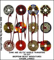 DAC(GB_LARGE)1 Dark Age Celtic Designs for Large Round Shields One (12)