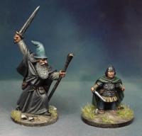 SDFS01/SWZ07 The Grey Wizard and the Armoured Burglar (Sorceror) - SAGA Age of Magic (2 figures)