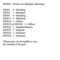DWBP1 Polish Line Marching (25 Figures)