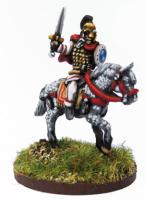EBBG002 Early Byzantine General On Horse (1 mounted Figure)