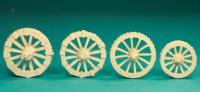 EQ20 4 Separate Light Gauge Wagon/Gun Wheels