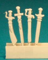 EQ58 Swords In Scabbards [8 Per Pack]