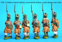 F28 Six centre company Figures in march-attack