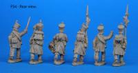 F54 - Light infantry regimental command, uncovered shakos