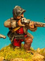 FIB12 Gage's Light Infantry, Kneeling Firing (1 Figure)