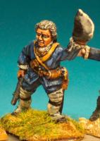 FIF24 Officer With Musket, Hat In Hand (1 Figure)