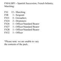 FMALBP1 French Infantry Marching (24 Figures)