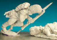 FN116 Chasseur Casualties - Falling Wounded, Campaign Dress And Bearskin (1 Figure)