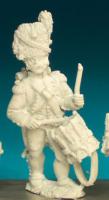 FN142 Chasseur Drummer - Standing, Full Dress And Bearskin (1 Figure)
