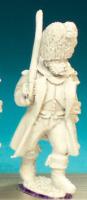 FN181 Officer - Dutch Grenadier Officer Marching, Greatcoat And Bearskin (1 Figure)