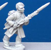 FN22 Fusilier (1812-1815) - Advancing Greatcoat, Barehead (1 Figure)