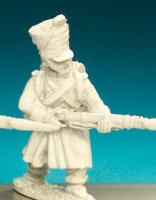 FN25 Fusilier (1812-1815) - Standing With Leveled Musket, Greatcoat, Weatherproof Shako (1 Figure)