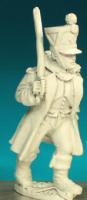 FN279 Pre 1812 - Officer In Greatcoat And Shako, Advancing (1 Figure)
