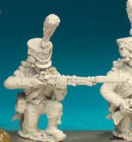 FN344 Shako With Upright Plume, Post 1806 - Carabinier/Voltigeur Kneeling Firing (1 Figure)