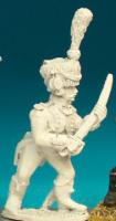 FN383 Voltigeur Officer In Colpack - Holding Sabre (1 figure)