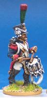 FN404 Fusilier Chasseur - In Full Dress - Drummer Playing (1 figure)