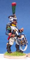 FN419 Young Guard Voltigeur In Full Dress - Drummer Playing (1 Figure)