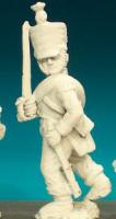 FN70 Officer (1812-1815) - Marching With Sword, Surtout Weatherproof Shako (Tufted Round Pom Pon) (1 figure)
