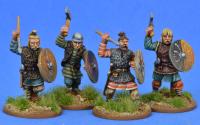 FRA03 Frankish Warriors (Merovingian) (4 Figures)