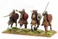 GETC03 Saxon/Germanic Mounted Command (4 Figures)
